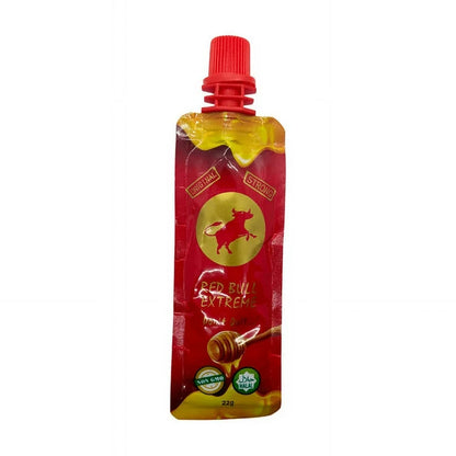 Red Bull Extreme "Don't Quit" V.I.P. Honey, Halal, Non GMO, 1 Pack of 12ct (22g x 12) - VITAL HONEY STORE