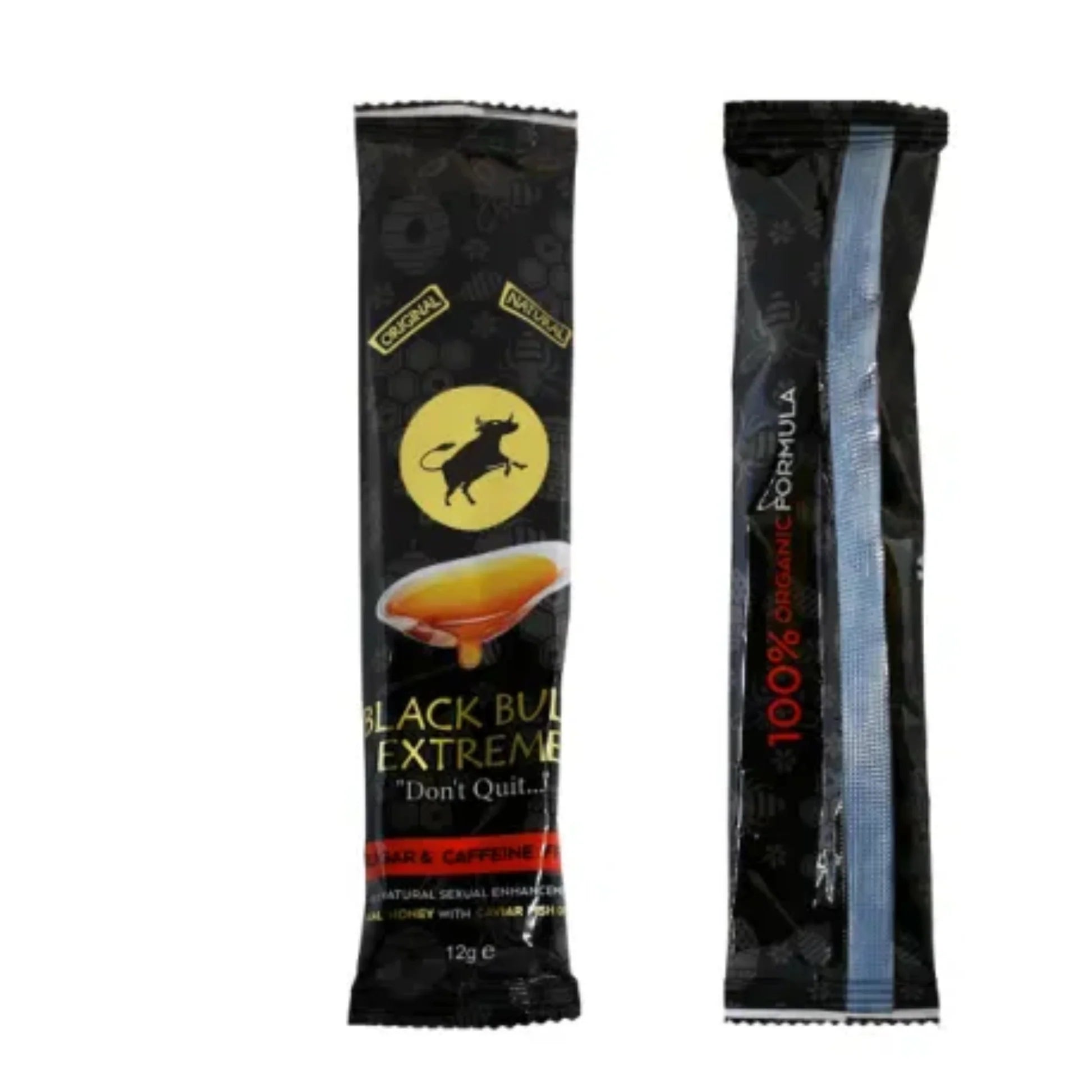 Black Bull Extreme Honey Spoons Edition "Don't Quit" 12ct - VITAL HONEY STORE