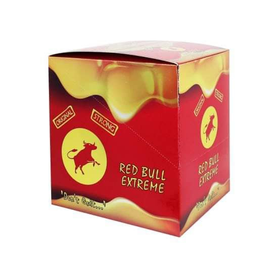 Red Bull Extreme "Don't Quit" V.I.P. Honey, Halal, Non GMO, 1 Pack of 12ct (22g x 12) - VITAL HONEY STORE